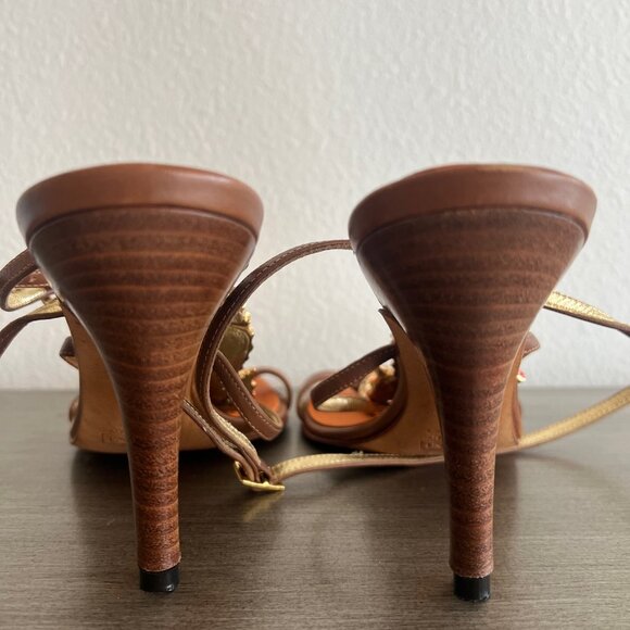 Giuseppe Zanotti Seahorse Crystal Sandal- Heel - Picture 10 of 14